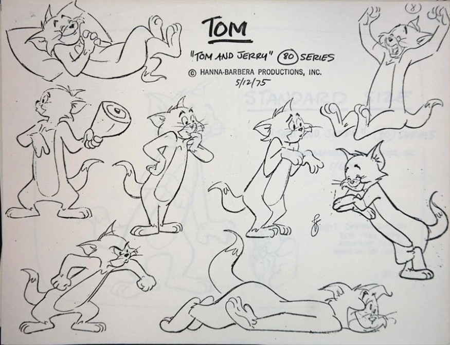 New Tom And Jerry Layout Sheets 5598